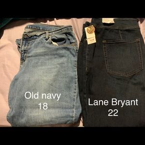 Plus size jeans
